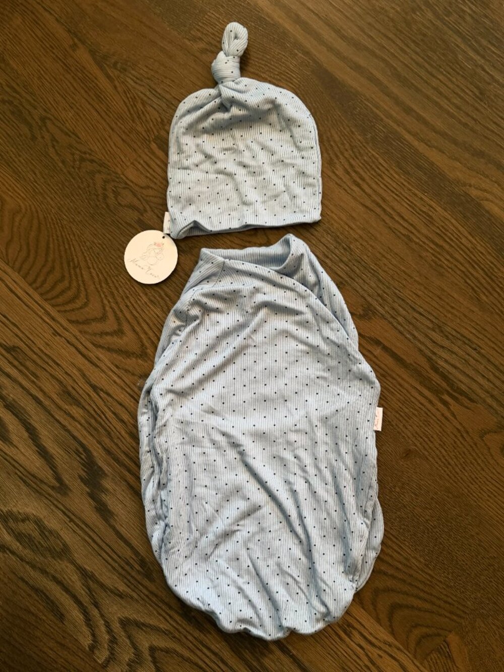 Reversible Mama Coco Cocoon Swaddle + Beanie